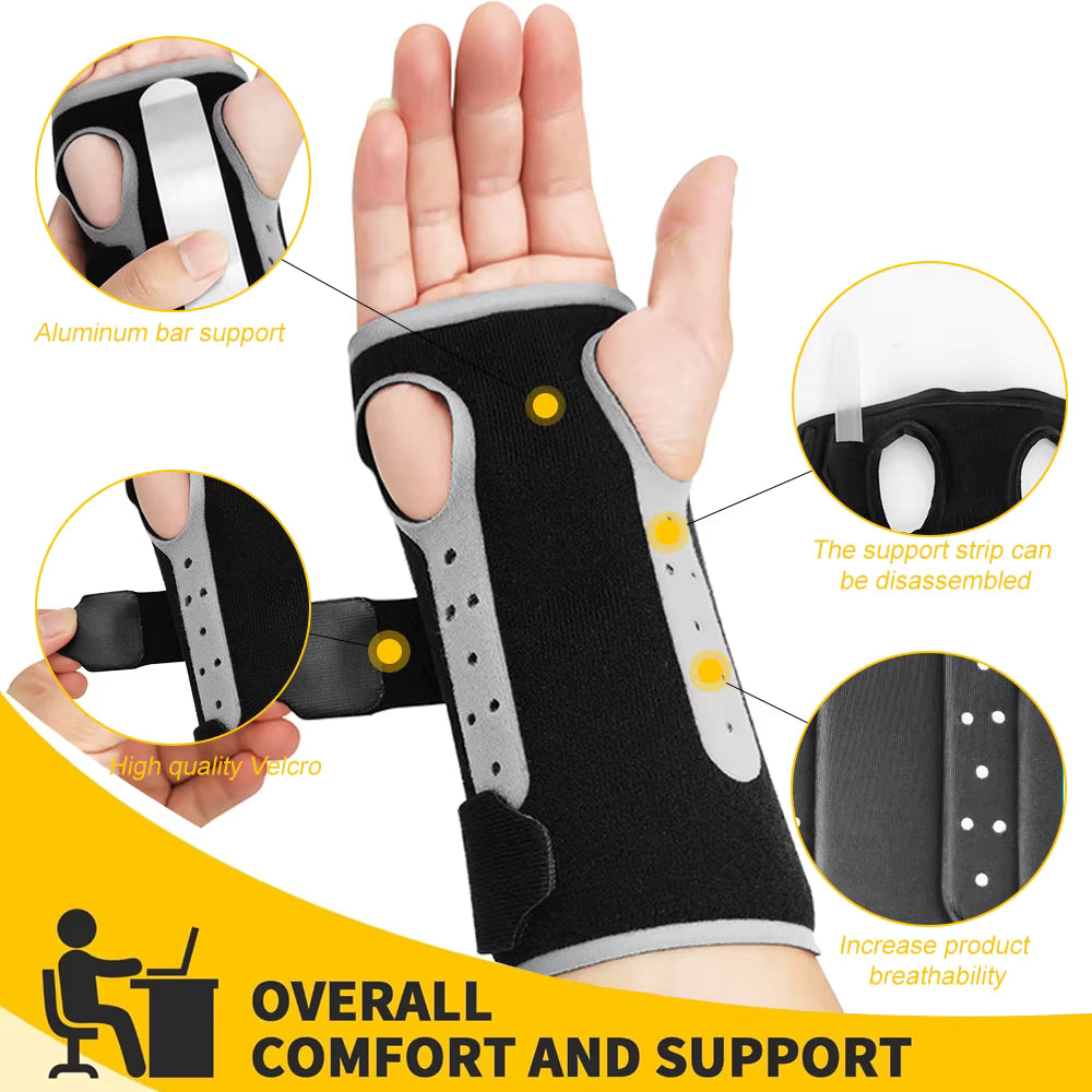 Adjustable Wrist Support Brace — Day & Night